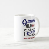 Oprichter Lid Grumpy Old Man Club Koffiemok (Voorkant rechts)