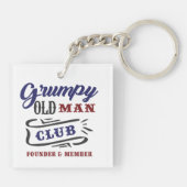 Oprichter-lid Grumpy Old Man Club Sleutelhanger (Achterkant)