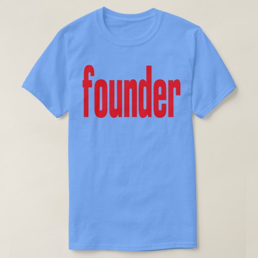 Oprichter T-shirt (Design voorkant)