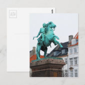 Oprichter van Kopenhagen Absalon - Højbro Plads Briefkaart (Voorkant / Achterkant)