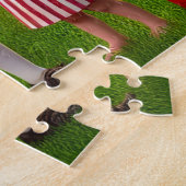 Oprichters 4 juli BBQ Patriottische Geschiedenis Legpuzzel (Zijkant)