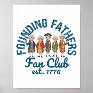 Oprichters Fanclub Grappige Geschiedenisleraar Poster