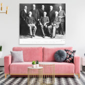 Oprichters van de Republiek Panama Canvas Afdruk (Insitu (Woonkamer))