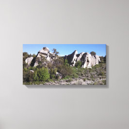 Oprichting in de Stad Rocks Nationaal Reserve Canvas Afdruk