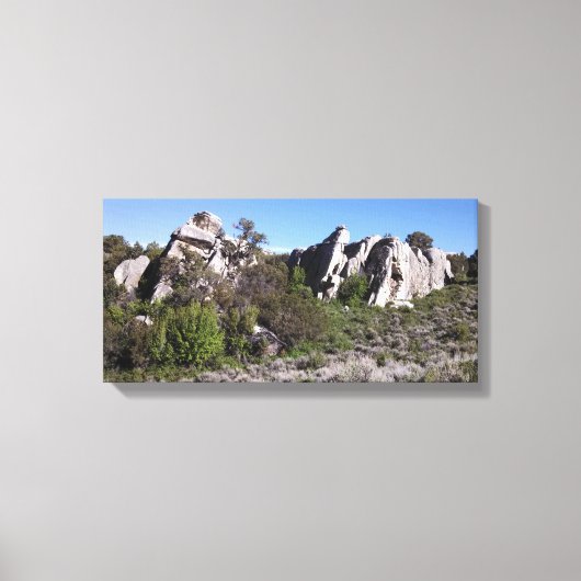 Oprichting in de Stad Rocks Nationaal Reserve Canvas Afdruk (Voorkant)
