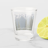 Oprichting Nationaal Park Reisfoto Shot Glas (Achterkant)