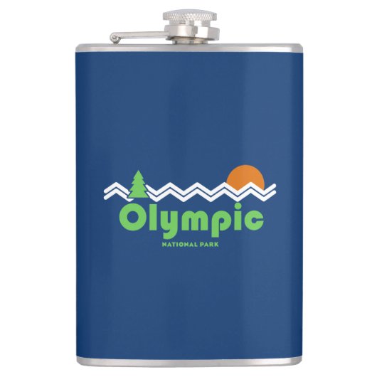 Oprichting Nationaal Park Retro Heupfles (Voorkant)