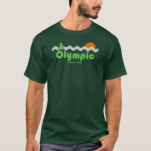 Oprichting Nationaal Park Retro T-shirt (Voorkant)