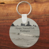 Oprichting Nationaal Park Washington Beach Foto Sleutelhanger (Voorkant)