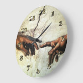 Oprichting van Adam - Hands Michelangelo 1475 - 15 Grote Klok (Hoek)