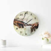 Oprichting van Adam - Hands Michelangelo 1475 - 15 Grote Klok (Huis)