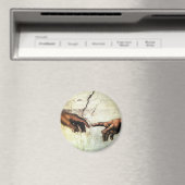 Oprichting van Adam - Hands Michelangelo 1475 - 15 Magneet (Insitu (Vaatwasser))