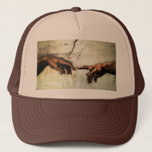 Oprichting van Adam - Hands Michelangelo 1475 - 15 Trucker Pet