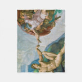 Oprichting van Adam - Michelangelo 1475 - 1564 Fleece Deken (Voorkant)