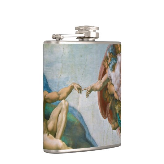 Oprichting van Adam - Michelangelo 1475 - 1564 Heupfles (Rechts)