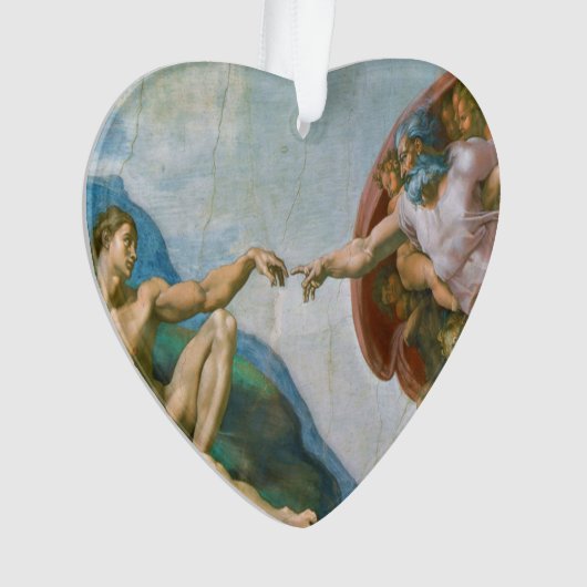Oprichting van Adam - Michelangelo 1475 - 1564 Ornament (voorkant)