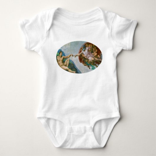 Oprichting van Adam - Michelangelo 1475 - 1564 Romper (Voorkant)