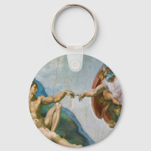 Oprichting van Adam - Michelangelo 1475 - 1564 Sleutelhanger