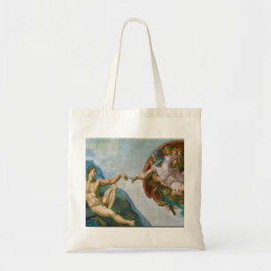Oprichting van Adam - Michelangelo 1475 - 1564 Tote Bag