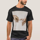 Oprichting van Adam Sistine Chapel - Michelangelo T-shirt (Voorkant)
