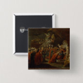 Oprichting van de Orde van de Zwarte Eagle Vierkante Button 5,1 Cm (Voorkant /achterkant)