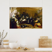 Oprichting van de pelgrims door Robert W. Weir Poster (Keuken)