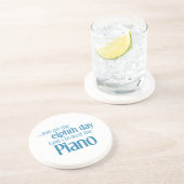 Oprichting van de piano zandsteen onderzetter (Zijkant)