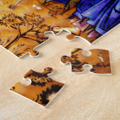 Oprichting van de sterren legpuzzel (Zijkant)