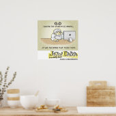 Oprichting van de wereld poster (Keuken)