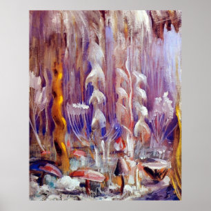 Oprichting van de Wereld X door Ciurlionis Poster