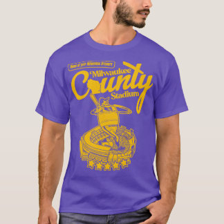Oprichting van het Milwaukee County Stadium Baseba T-shirt