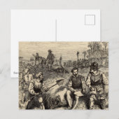 Oprichting van St. Augustine, Florida 1565 Briefkaart (Voorkant / Achterkant)