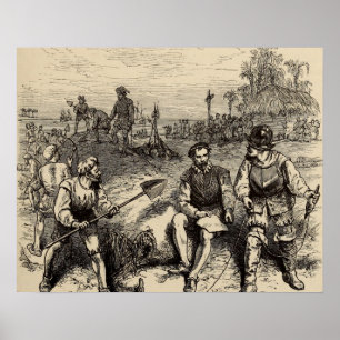 Oprichting van St. Augustine Poster