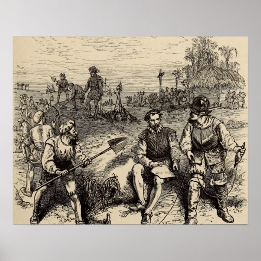 Oprichting van St. Augustine Poster (Voorkant)