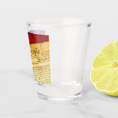 Oprichtingstijdperk Patriottisch Schrift Shot Glas (Rechts)