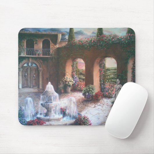 Oprichtte Courtyard mousepad Muismat (Met muis)