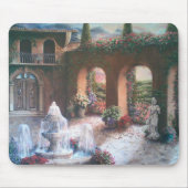 Oprichtte Courtyard mousepad Muismat (Voorkant)