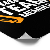 oprit Drink teamlid Poster (Hoek)
