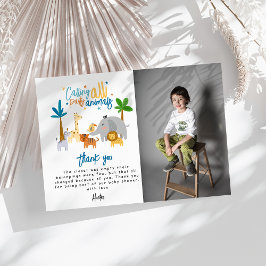 Oproep aan alle Feestbeesten Verjaardagsfeestje Bedankkaart