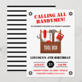 Oproep aan alle klussers! Verjaardagsfeest voor de Kaart (Voorkant / Achterkant)