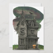 Oproep aan alle monsters! Halloween verjaardagsfee Kaart (Achterkant)