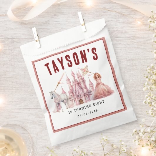 Oproep aan alle prinsessen Magisch Kasteel 8e Verj Bedankzakje (Geknipt)