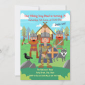 Oproep aan alle Vikingkinderen voor een uitnodigin Kaart (Voorkant)