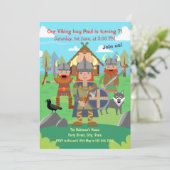 Oproep aan alle Vikingkinderen voor een uitnodigin Kaart (Staand voorkant)