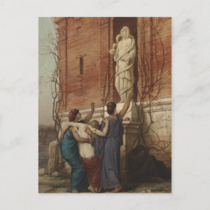 Oproep aan de godin Hygieia, 1862 Briefkaart