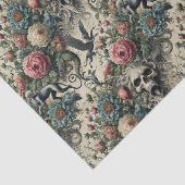 Oproep aan de Night Gallery - Gotisch Victoriaans Tissuepapier (Detail)