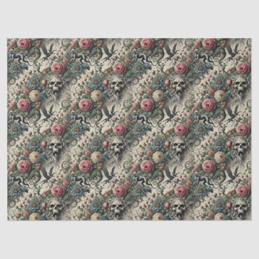 Oproep aan de Night Gallery - Gotisch Victoriaans Tissuepapier (Voorkant)