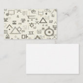 Oproep aan de Visitekaartjes in het Koreaans (Voorkant / Achterkant)