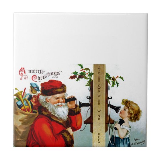 Oproep aan Sinterklaas Tegeltje (Voorkant)