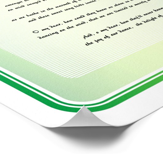 Oproep aan vlucht poster (Hoek)